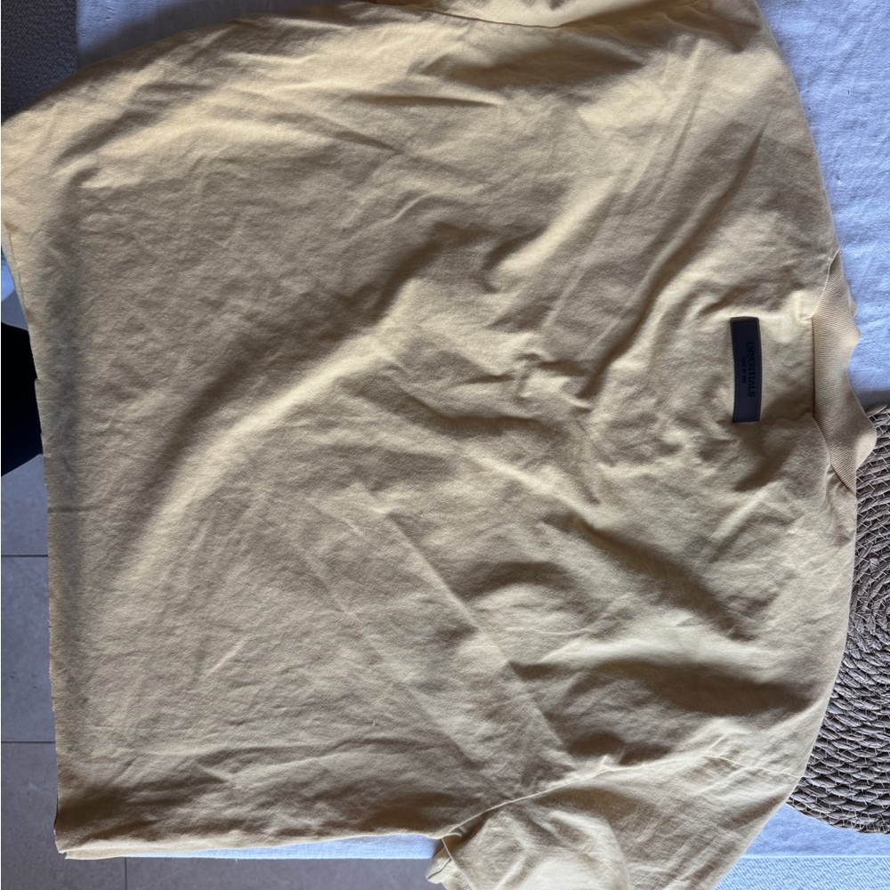 Essentials Mustard Crew Neck Tee - image 3